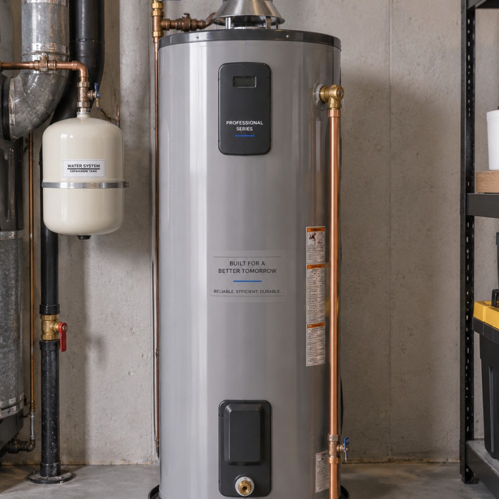 Water heater installation in Parker, CO Gas tank water heater installed by True Line Water in Parker, Colorado